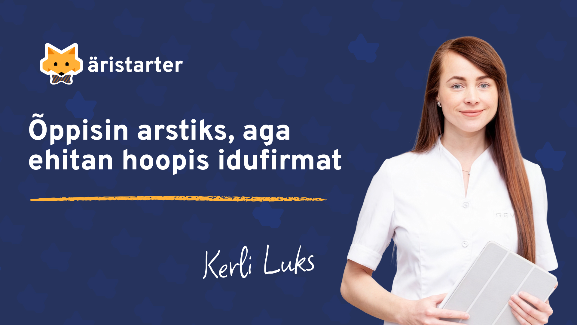#29 | ERIEPISOOD | Kerli Luks – Õppisin arstiks, aga ehitan hoopis idufirmat